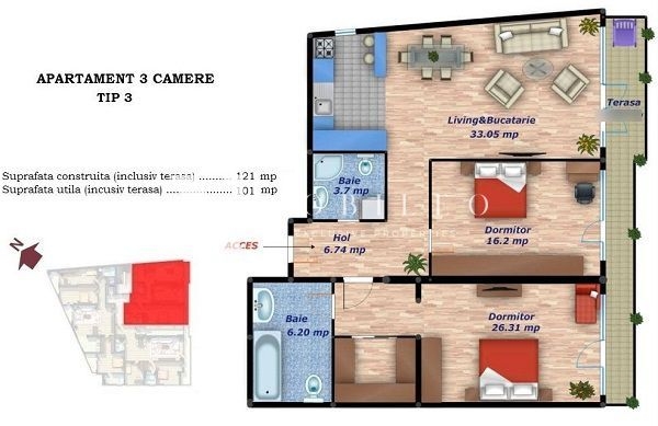 Apartments for rent Herastrau – Soseaua Nordului CP27962900 (14)