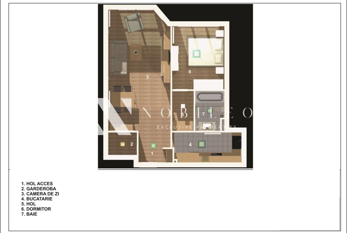 Apartments for rent Barbu Vacarescu CP61756000 (17)