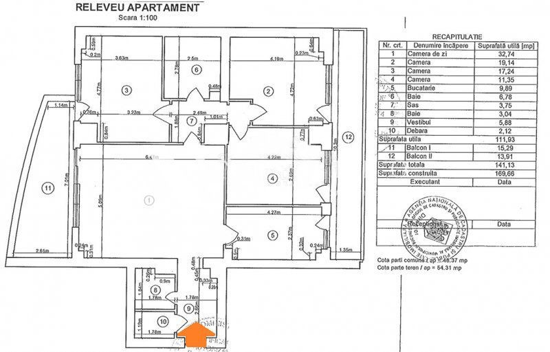 Apartments for rent Barbu Vacarescu CP83943000 (18)